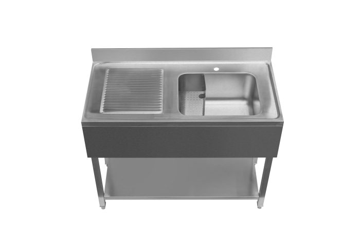 Commercial Sink with Drainer