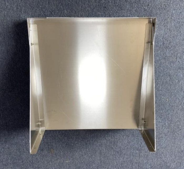 Stainless steel microwave shelf