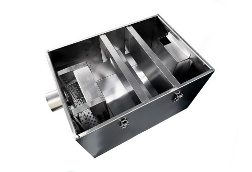 Stainless Steel Commercial Grease Trap Under Sink