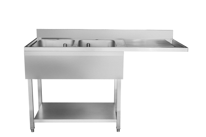 Double Catering Sink with Dishwasher space