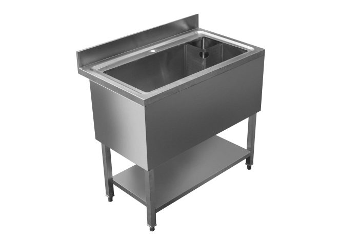 Extra Wide Pot Wash Sink Stainless Steel
